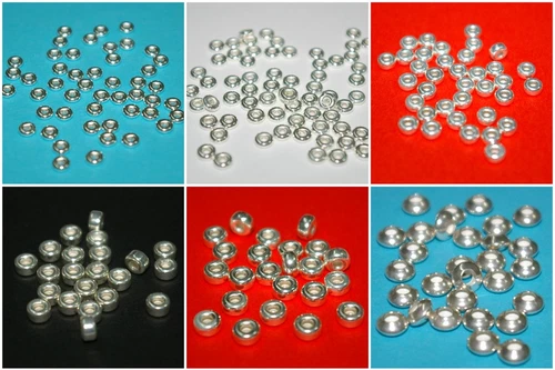 WHOLESALE LOTS 4mm, 5mm, 6mm Sterling Silver 925 Rondelle Spacer Beads