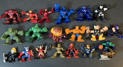 playskool hasbro SUPER-HERO SQUAD  fantastic four avengers lot modok sif