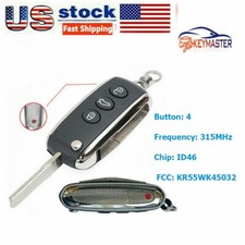 Smart Remote Key Fob For Bentley Continental Gt Gtc Flying Spur 315mhz Id46 4b Smart Remote Key Fob For Bentley Continental Gt Gtc Flying Spur 315mhz Id46 4b