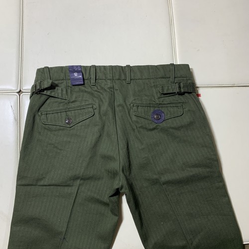 Gutteridge Mens Casual Pants Green Size 32 X 32 Trousers With Buckles - Picture 4 of 8