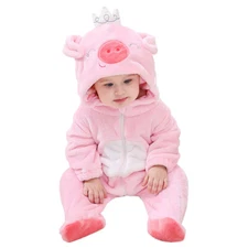 Baby Pig Costume for Toddler Boys Girls Kids Infant Animal Halloween Dress Up