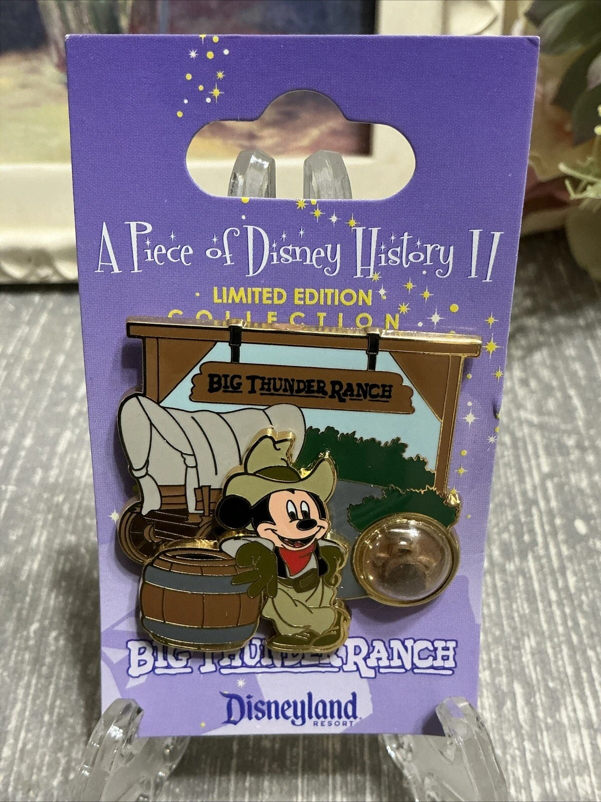 Disney DLR Big Thunder Ranch Piece of Disney History 2 LE Pin 80636