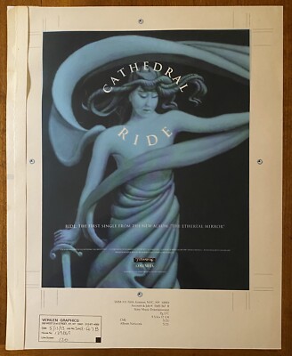 Cathedral Ride 1993 Earache / Album Netzwerk US Org Kunstwerk Für Cmj Handel Ad