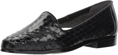 (取寄) トロッターズ レディース ディアナ Trotters women Deanna Black Mini Dots Leather Trotters Women Deanna Mini Dot Slip On Loafer Shoes Size 8.5 Black