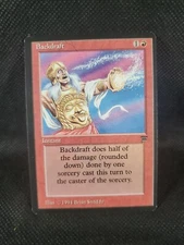 Backdraft English NM Legends Magic The Gathering MTG  TCG See Pics **
