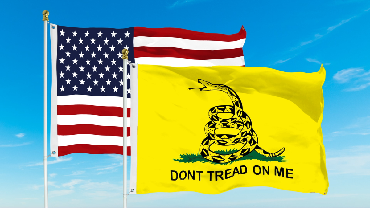 G128 Combo: USA & Gadsden Don't Tread On Me Flag 3x5Ft LiteWeave