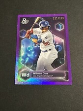 2022 Bowman Platinum Wilman Diaz Purple Precious Elements PE-1 /250 - FREE SHIP