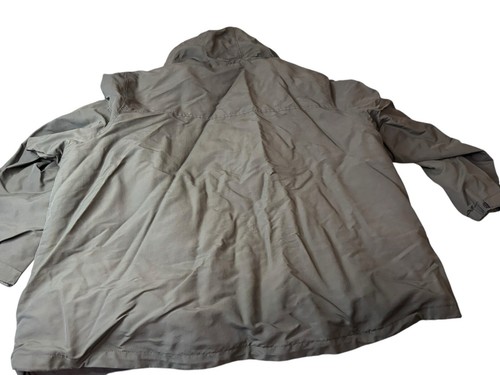 3XL Men’s Land’s End Gray Winter Weatherproof Hooded Coat with Bottom Extender - Picture 3 of 9