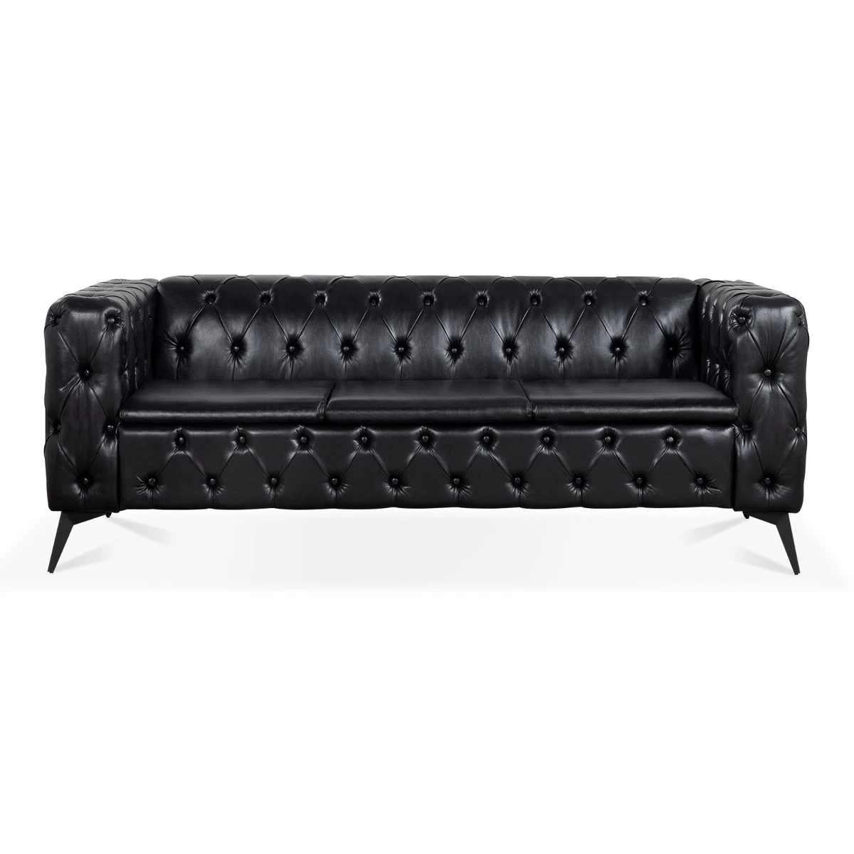 Leather sofa with removable cheap cushions