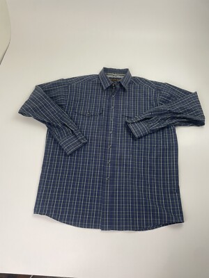 ARIAT Men's Pro Perrin Long Sleeve Shirt - Blue, Moisture-Wicking, Sun Protection, Breathable Work Shirt - View #8