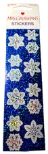 Mrs Grossman's Brand New in Package Sparkle Snowflakes Stickers Prismatic 2003 