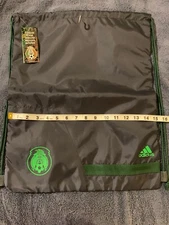 Genuine Adidas Mexico 15"x19" Drawstring Bag Gym Sports Backpack New FAST Shipp