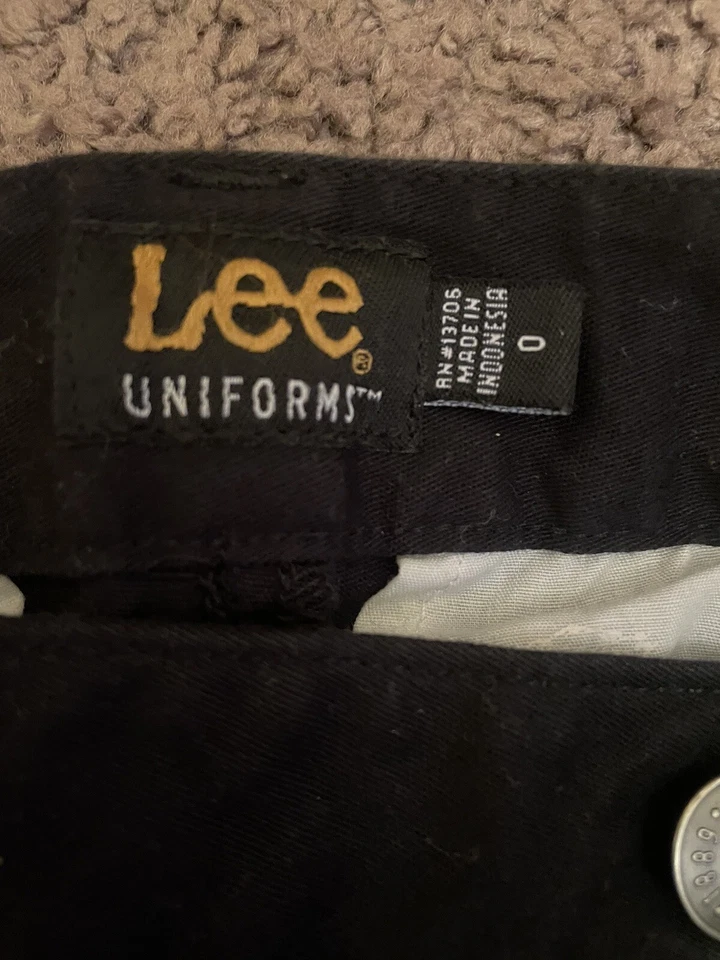 Juniors Talla 0 Lee Uniformes Negro Bootleg Pantalones Foto 3 de 3