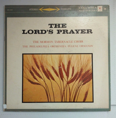 The Mormon Tabernacle Choir The Lord's Prayer MS 6068 Vinyl LP Record Album