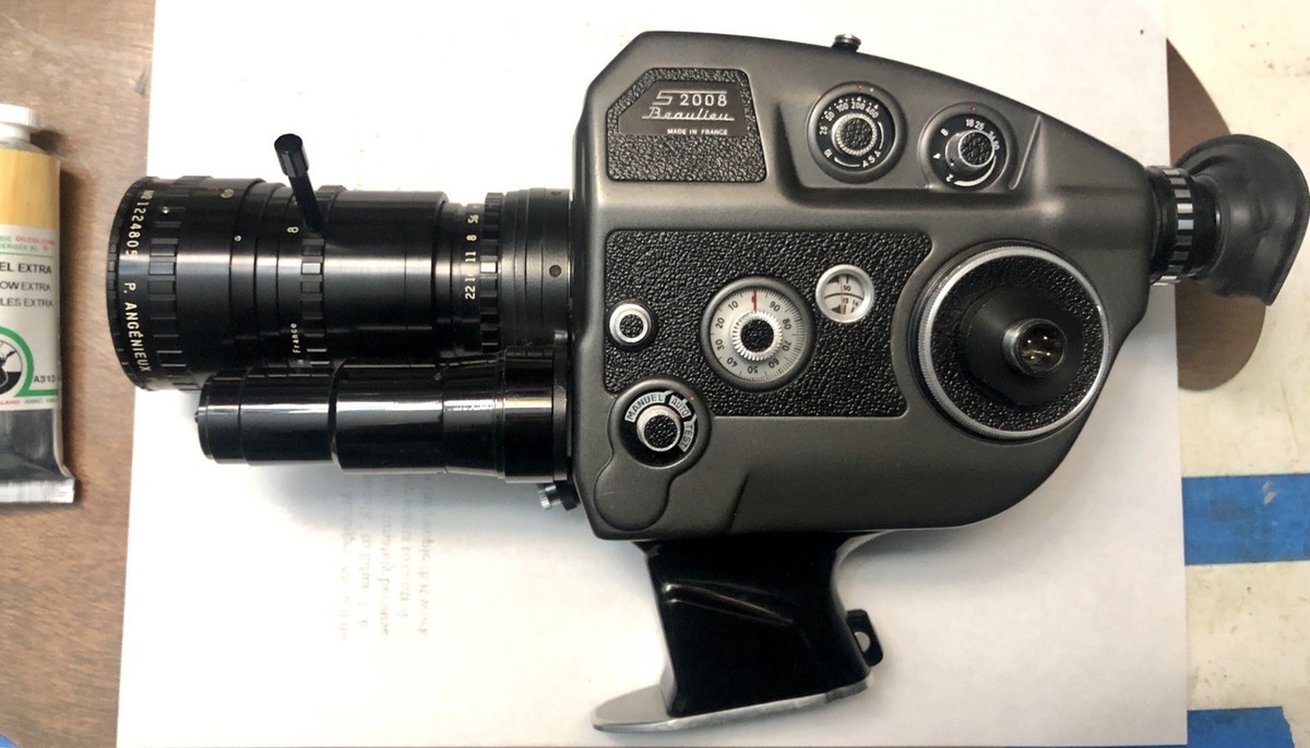 P.ANGENIEUX 8-64mmF1.9＋Beaulieu S2008 Beaulieu S2008 Super8MM camera with P. Angenieux 8-64mm 1.9 Lens