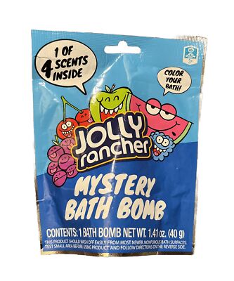 NEW ~ CANDY SCENTED MYSTERY BATH BOMB ~ JOLLY RANCHER 1 Content 1.4 Oz