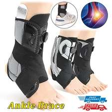 Foot Drop Ankle Brace Splint Orthotics Fracture Sprain Injury Metal Support US