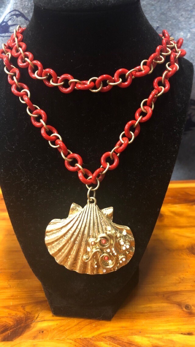 Vintage Chicos Double Link Statement Necklace - image 1