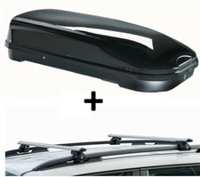 Dachbox FL580L+Dachträger CRV135 für für Suzuki SX4 5Türer 06-14