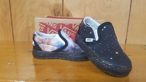 galaxy slip on vans