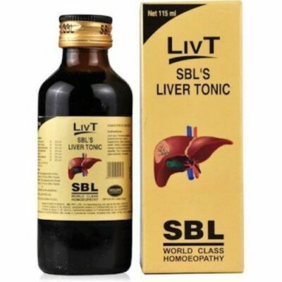 SBL Liv-T Syrup Helps in Enlarged & Fatty Liver Jaundice Hepatitis Acidity 
