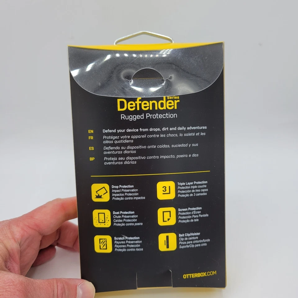 Funda Serie OtterBox DEFENDER con Funda para LG G Flex 2 - Negra (51113) Foto 2 de 4