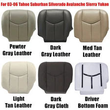 For 2003 2004 2005 2006 Chevy Silverado 1500 2500 Replacement Bottom Seat Cover