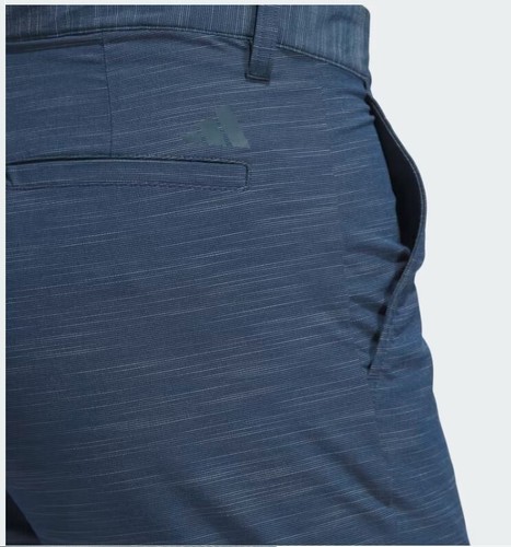 Adidas Men's 7.5" Inch Cuffed Textured Golf Shorts Arctic Night Size 32 - Picture 4 of 5