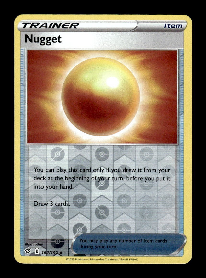 Pokemon Rebel Clash NUGGET 162/192 Reverse Holo
