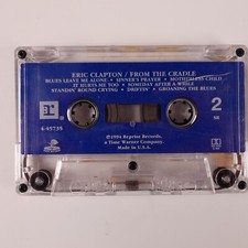 Eric Clapton From The Cradle Cassette Tape Only