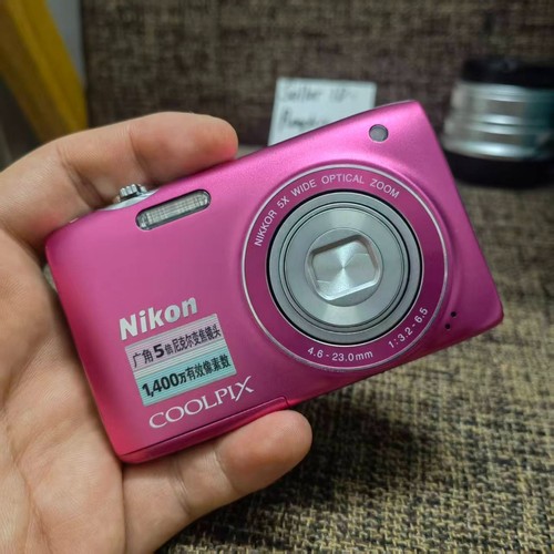 【Good】Nikon Coolpix S3100 Pink 14.0MP 5x Zoom Digital Camera English w/Charger