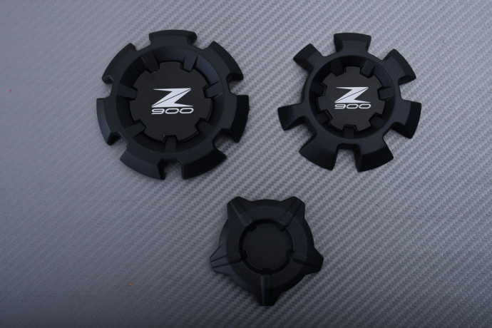 Protection de carter de précision en alu noir pour KAWASAKI ZR900 Z900