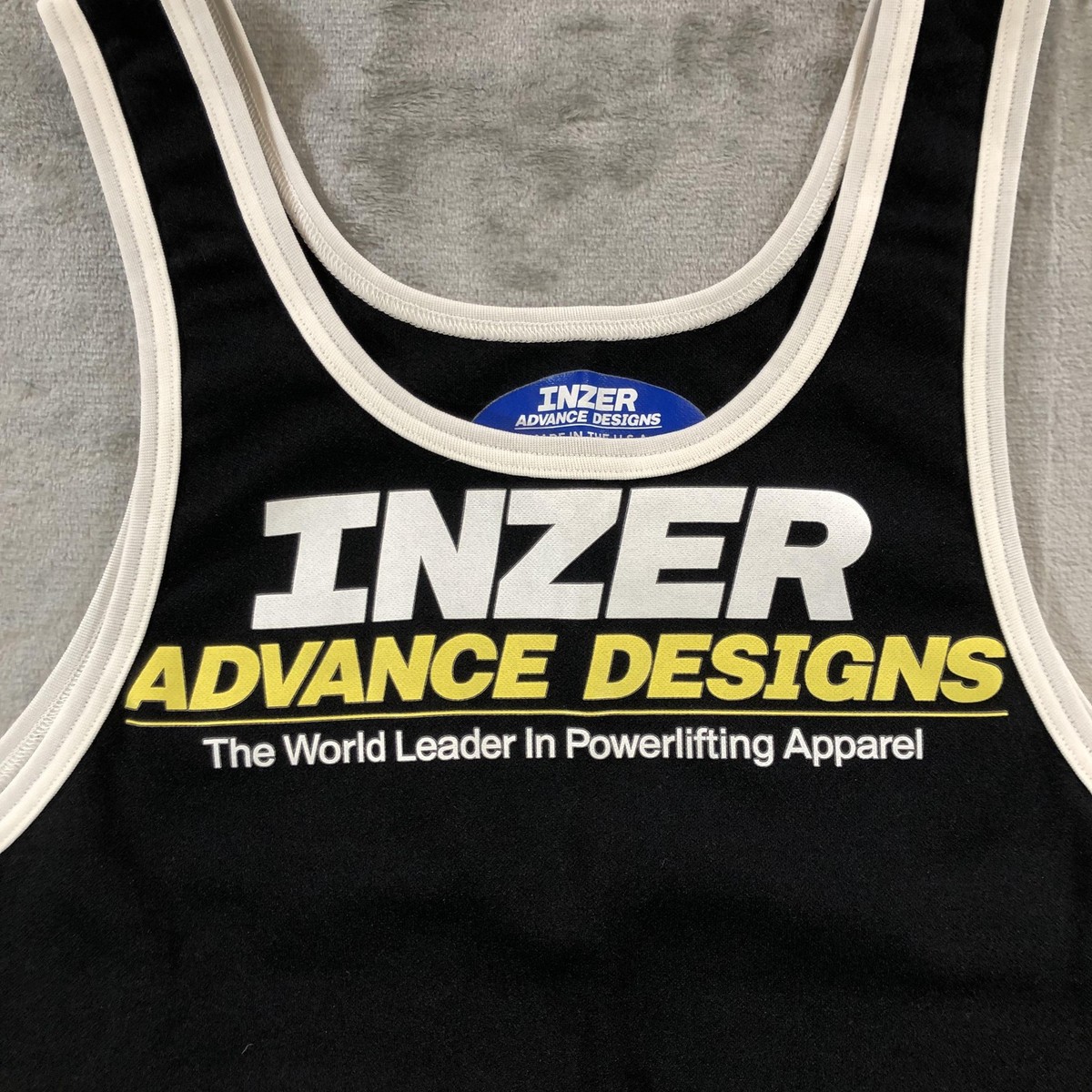 INZER ADVANCE DESIGNS シングレット ブラック Lサイズ Inzer Advance Designs Singlet Mens 3XL Black Powerlifting