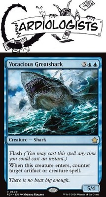Voracious Greatshark 0600 | Magic the Gathering MTG | Foundations | Rare | NM