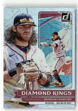 2022 Donruss #26 Brandon Crawford Season Stat Line #/304 GIANTS SP
