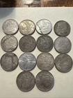 Lot Of (14) Morgan silver dollars Mixed Dates Circulated