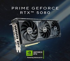 ASUS Prime NVIDIA GeForce RTX 5080 16GB GDDR7 OC Edition Graphics Card