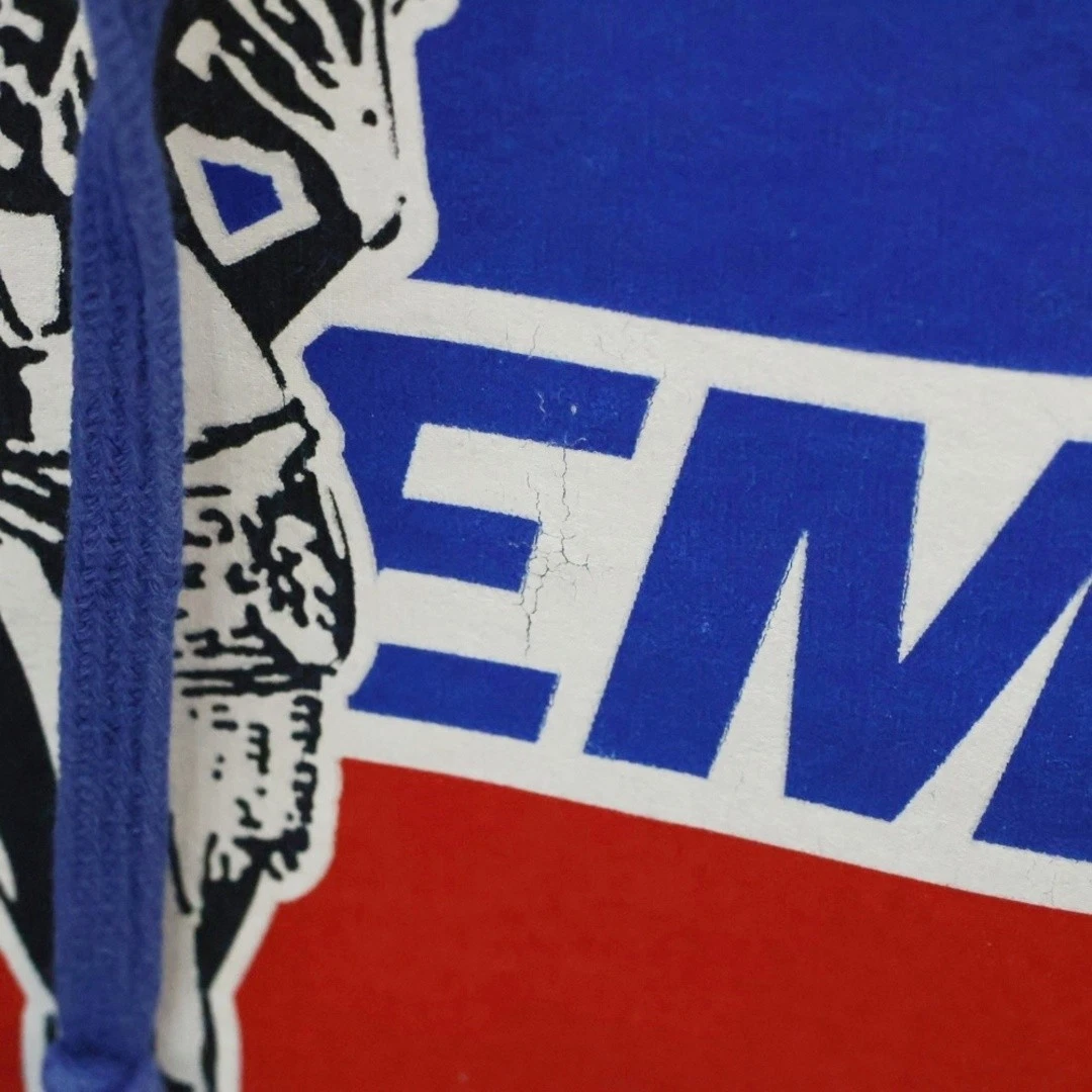 Felpa con cappuccio SUPREME 17aw X Hysteric Glamour pullover blu usata 6366