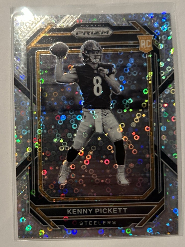 2022 Panini Prizm KENNY PICKETT RC Silver No Huddle Disco Prizm Variation #301