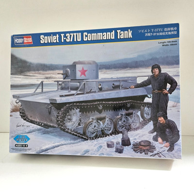 1/35 HOBBY BOSS SOVIET T-37TU COMMAND TANK #83820 NEW MODEL
