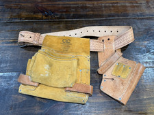 Vintage CLC Leather Tool Belt Pouch Cordless Drill Holster USA Made 823X DRL91