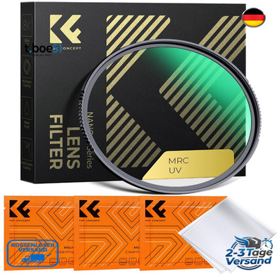 K F CONCEPT UV Filter 72mm B270 Schottglas 28 Schichten MC UV