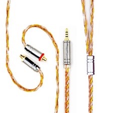 Replacement Cable 16 Core Upgrade Silver Plated Earphone Cable, MMCX Upgrade ...