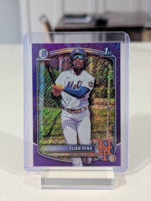 2025 Bowman Chrome Elian Pena #BCP-155 Purple Shimmer /250