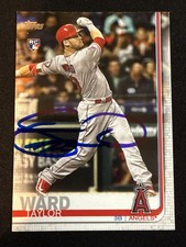 2019 Topps Taylor Ward Signed Rookie Card 588 Angels Autograph Auto RC. rookie card picture