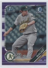 2019 Bowman Draft Chrome Purple Refractor 9/250 Tyler Baum #BDC-109 07d9