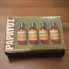 NEW Papatui Holiday Gift Set Men's Mini Body Wash Sampler 4 Pack