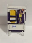 2023-24 Panini National Treasures - Rookie Materials Autographs Dual Maxwell...