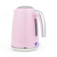 Salter Pink Retro Rapid Boil Kettle - Removable Filter, Boil-Dry Sensor