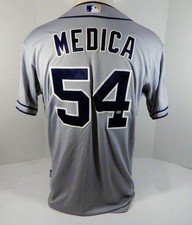 2014 San Diego Padres Tommy Medica #54 Game Issued Grey Jersey JC Patch SDP0940